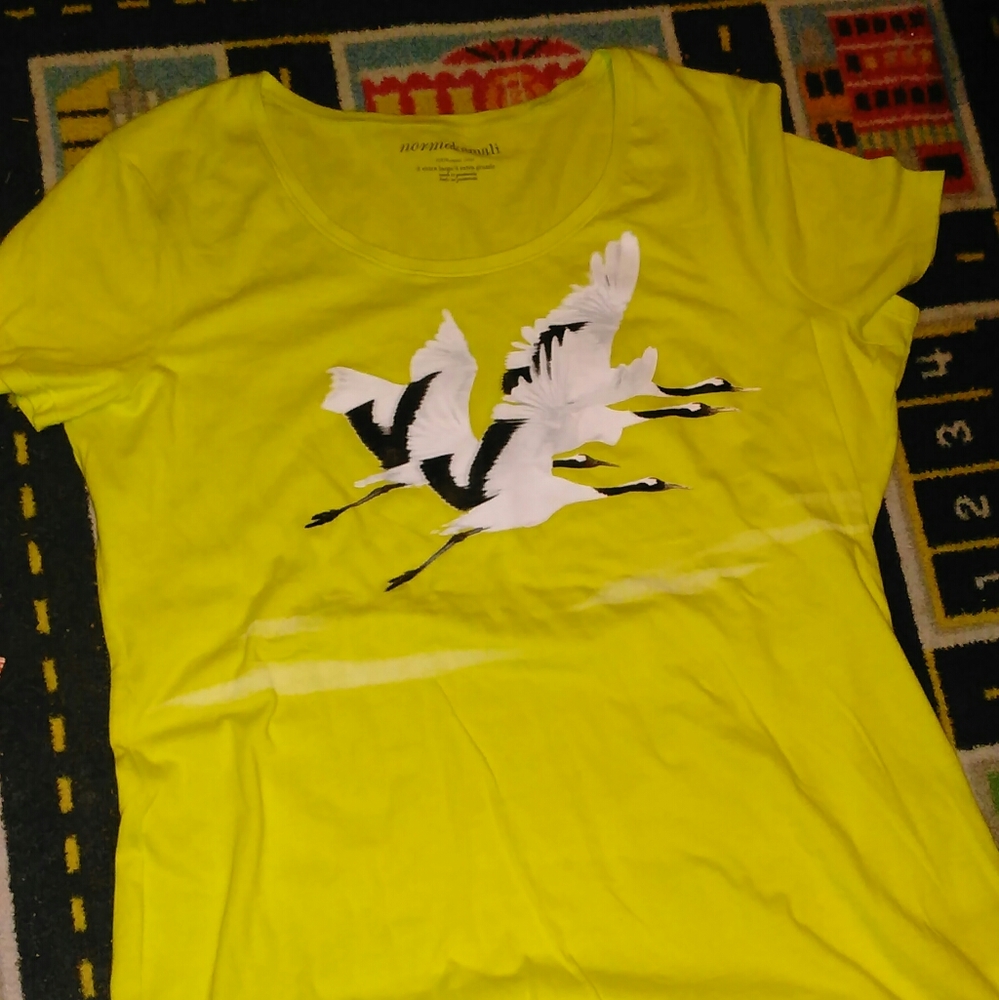 NORMAKAMALI LIME GREEN T-SHIRT